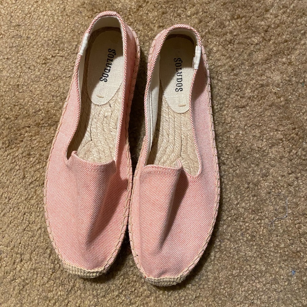 Soludos Light Pink Espadrilles Sz 8